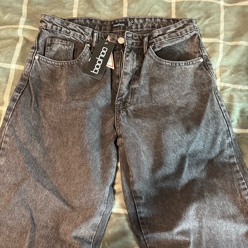 boohoo baggy wide leg new with tags jeans